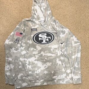 Nike Gray Camo SF Hoodie